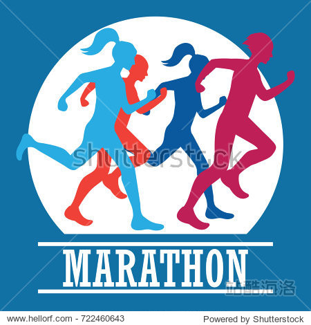 running race people / marathon sport and activity