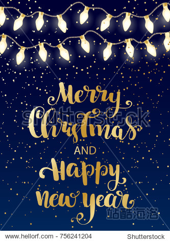 poster or banner for new year and xmas holiday.