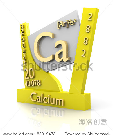 钙元素周期表形式--3 d - 符号\/标志,科学 - 站酷