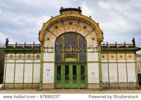 arlsplatz地铁站(奥托瓦格纳馆),奥地利维也纳 - 