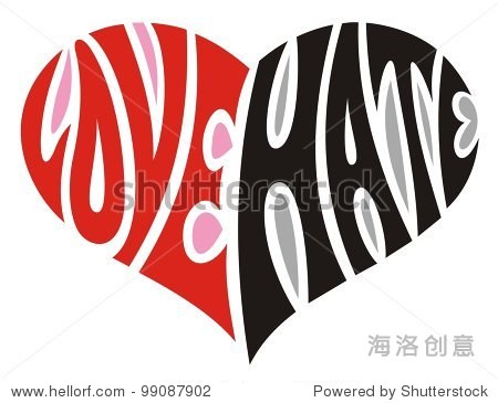 love&hate heart