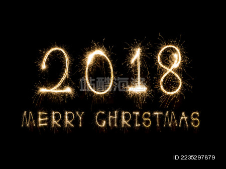 烟花字2018圣诞节 - 站酷海洛正版图片, 视频, 