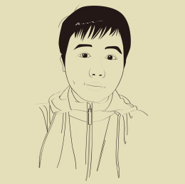 一位年轻男孩的画像