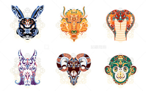 独立设计师 IP传统纹样十二生肖