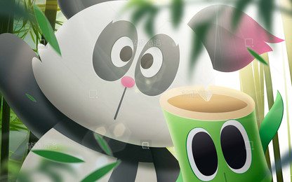 独立设计师 IP呆呆熊猫