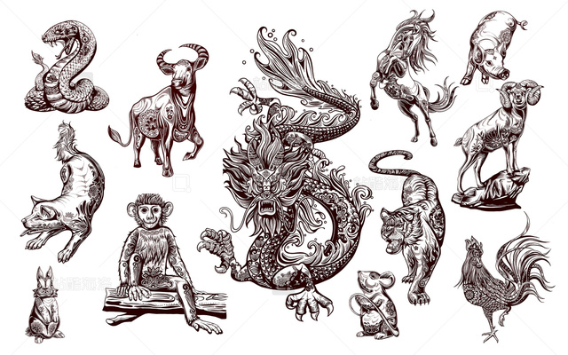 独立设计师 IP十二生肖