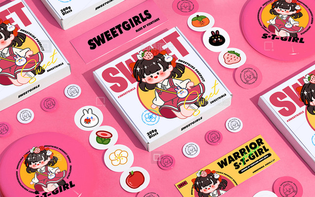 艺术家 IP3D作品-甜梦少女