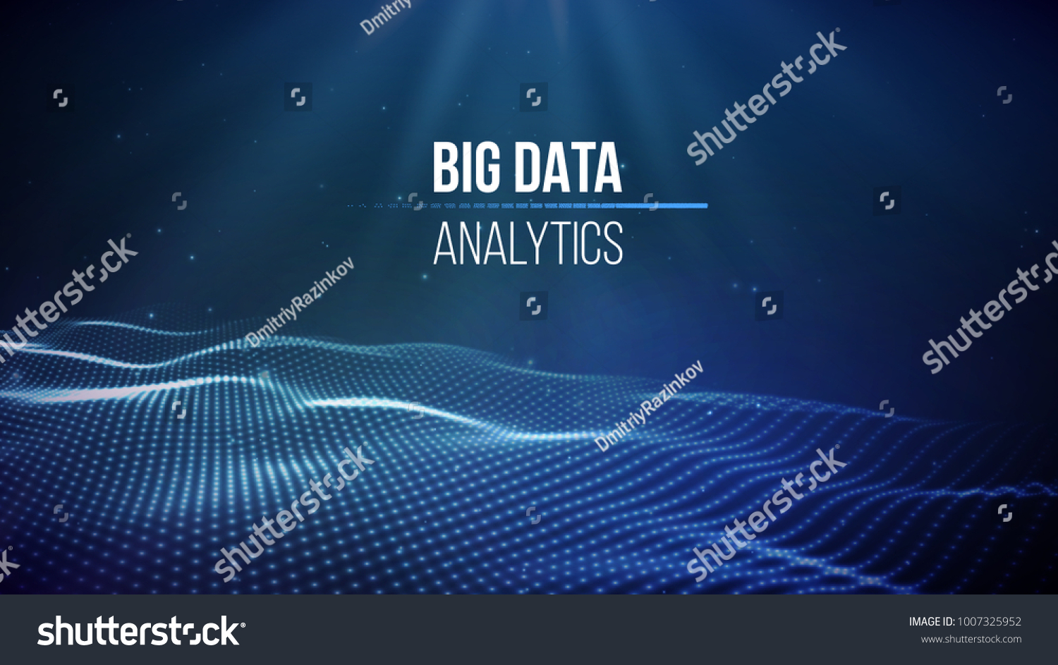 Big data visualization. Background 3d .Big data connection background. Cyber technology Ai tech wire network futuristic wireframe data visualisation. Vector illustration . Artificial intelligence .