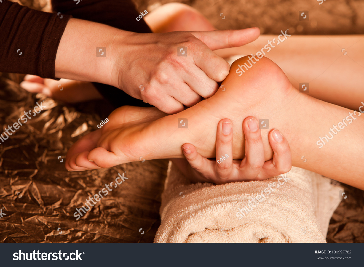 foot massage technique