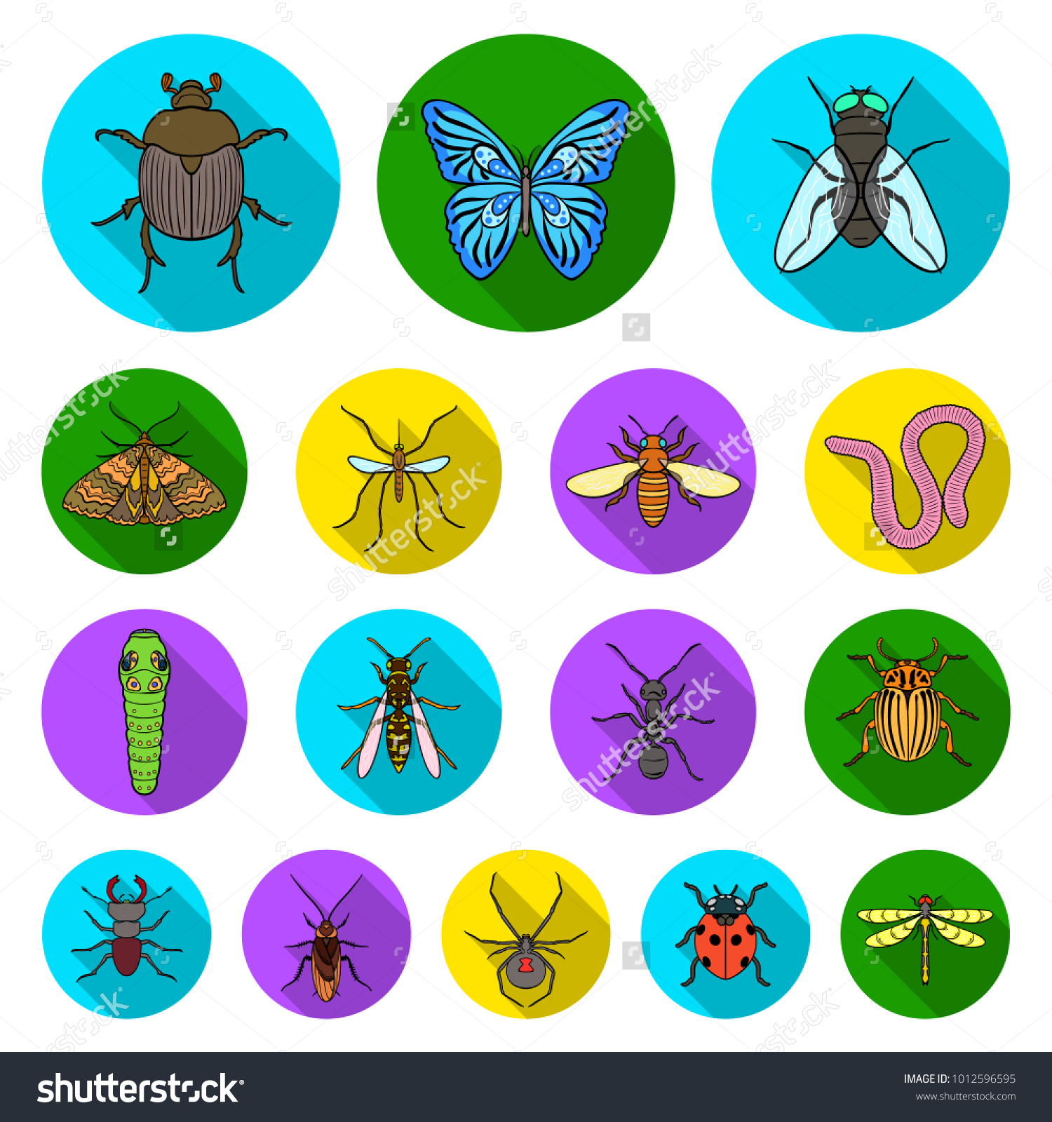 differentkindsofinsectsflaticonsinsetcollectionfordesigninsect