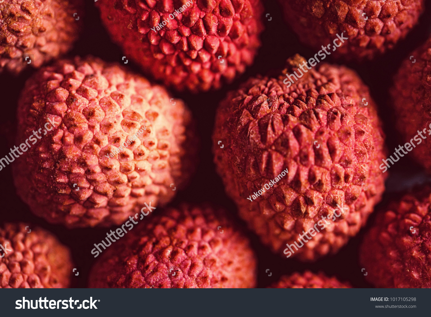 Fresh lychee background