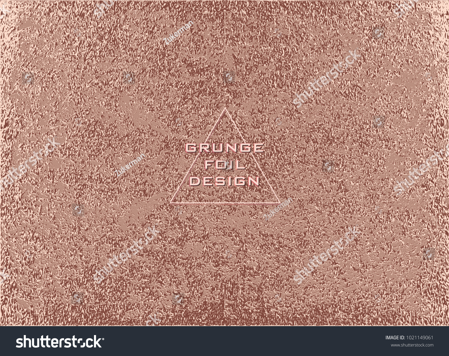 Modern and stylish minimal design. Copper glossy background. Metallic texture. Bronze metal .
