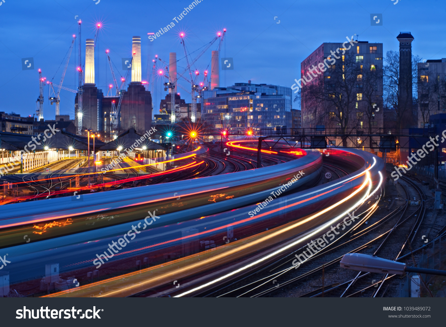 battersea power station rail train