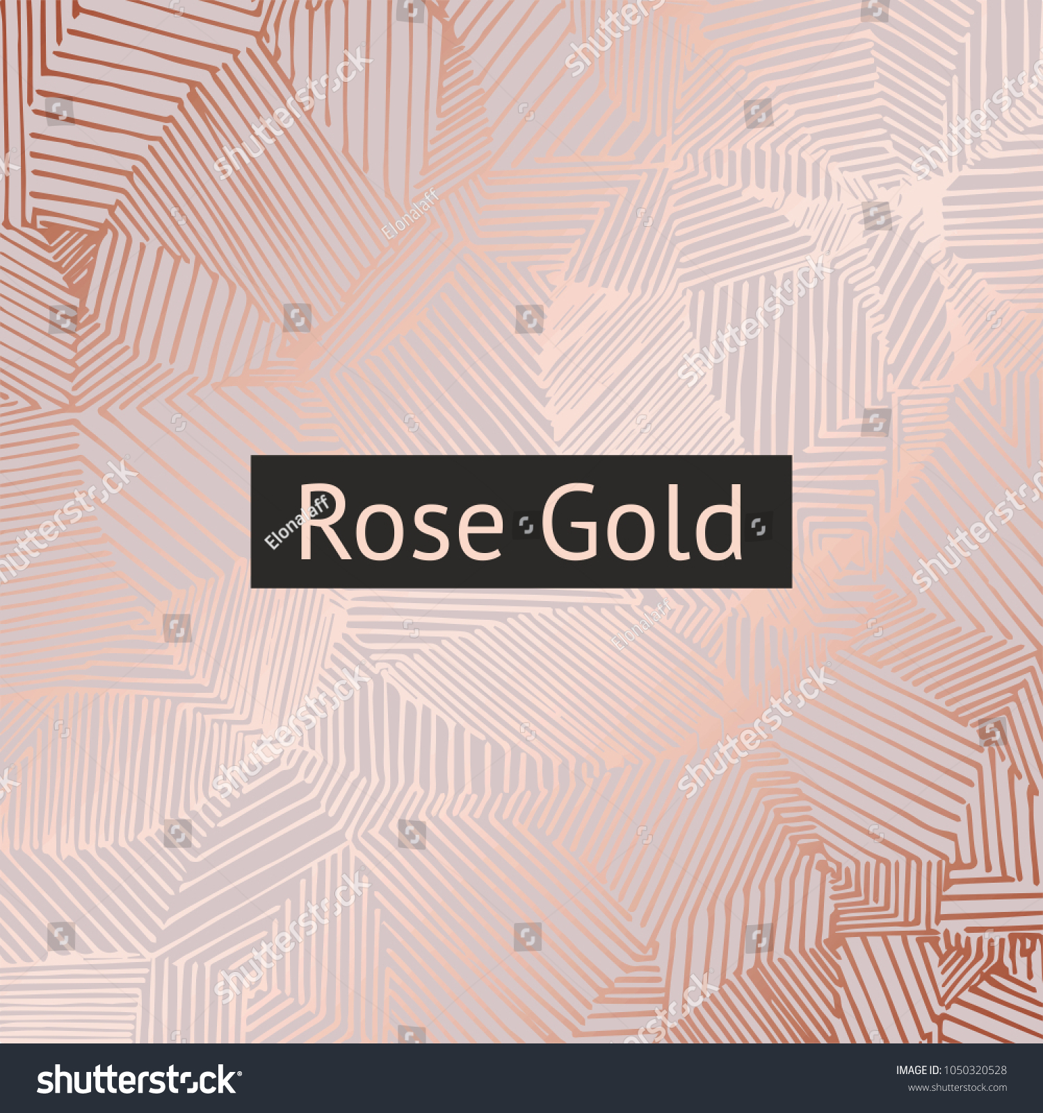 Rose gold. Vector decorative pattern for design and decoration of surfaces  invitations and business cards