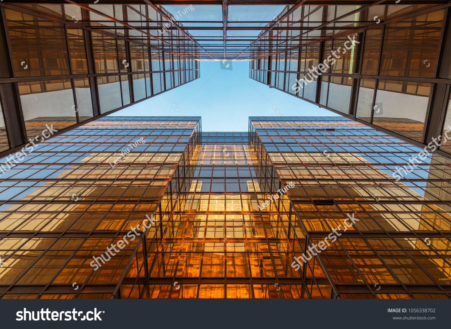 Modern building abstract bcakground