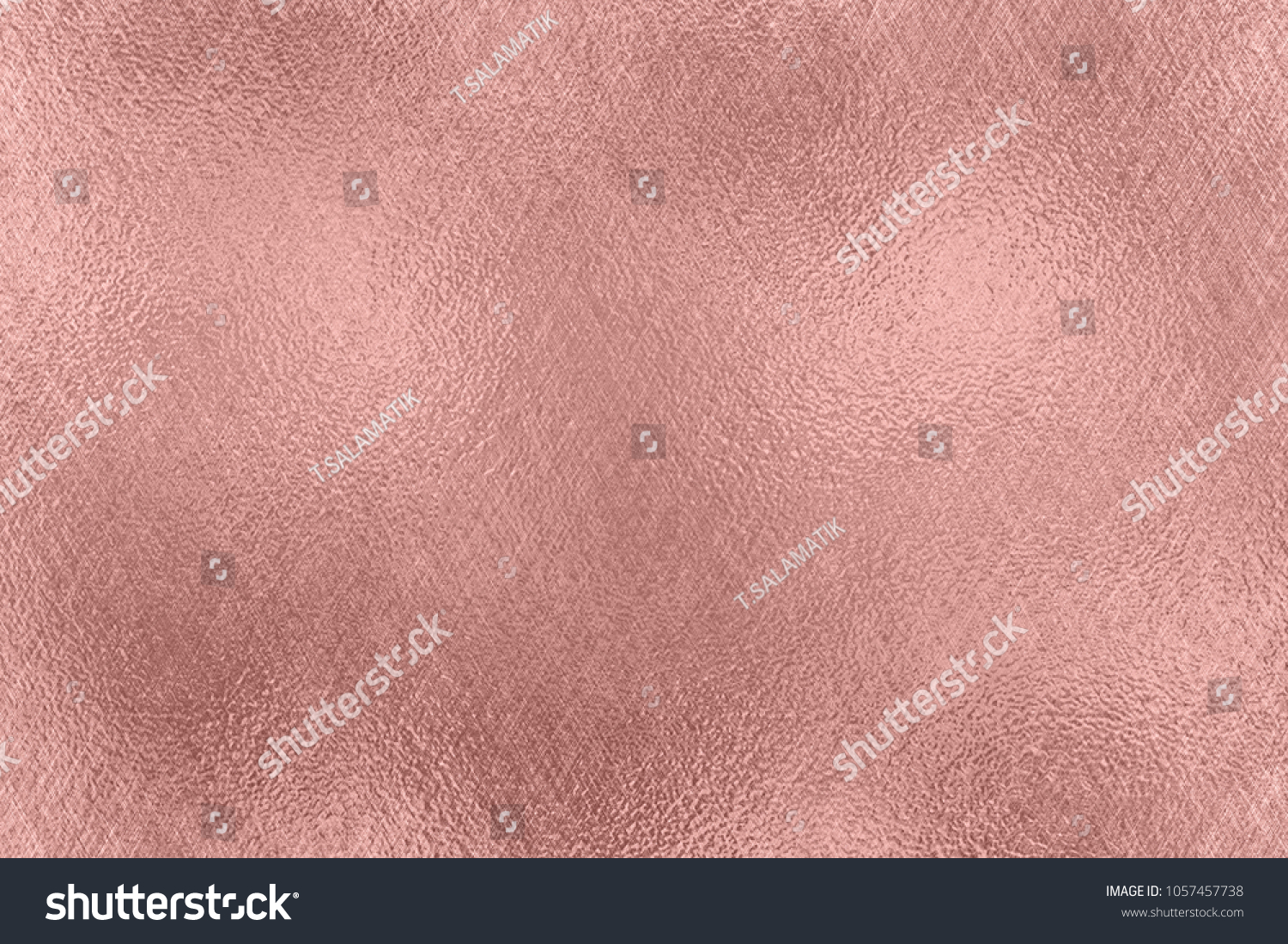 Abstract metallic background. Rose Gold foil texture.