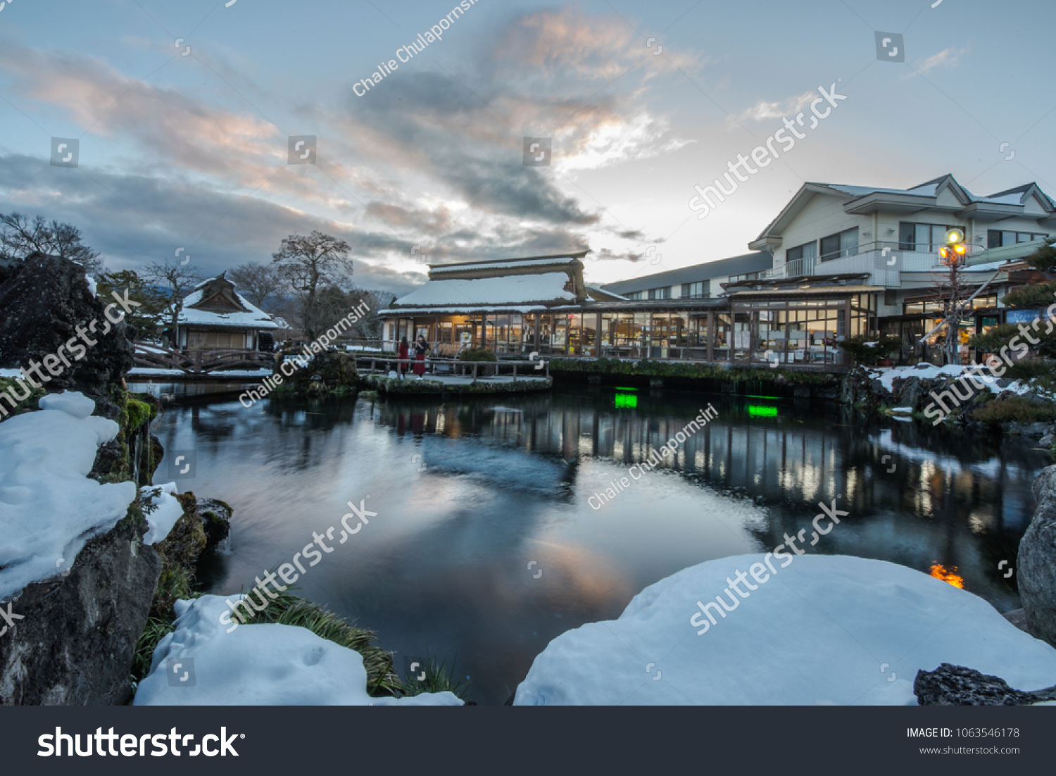 Oshino Hakkai  Small village  Japan  March 2018