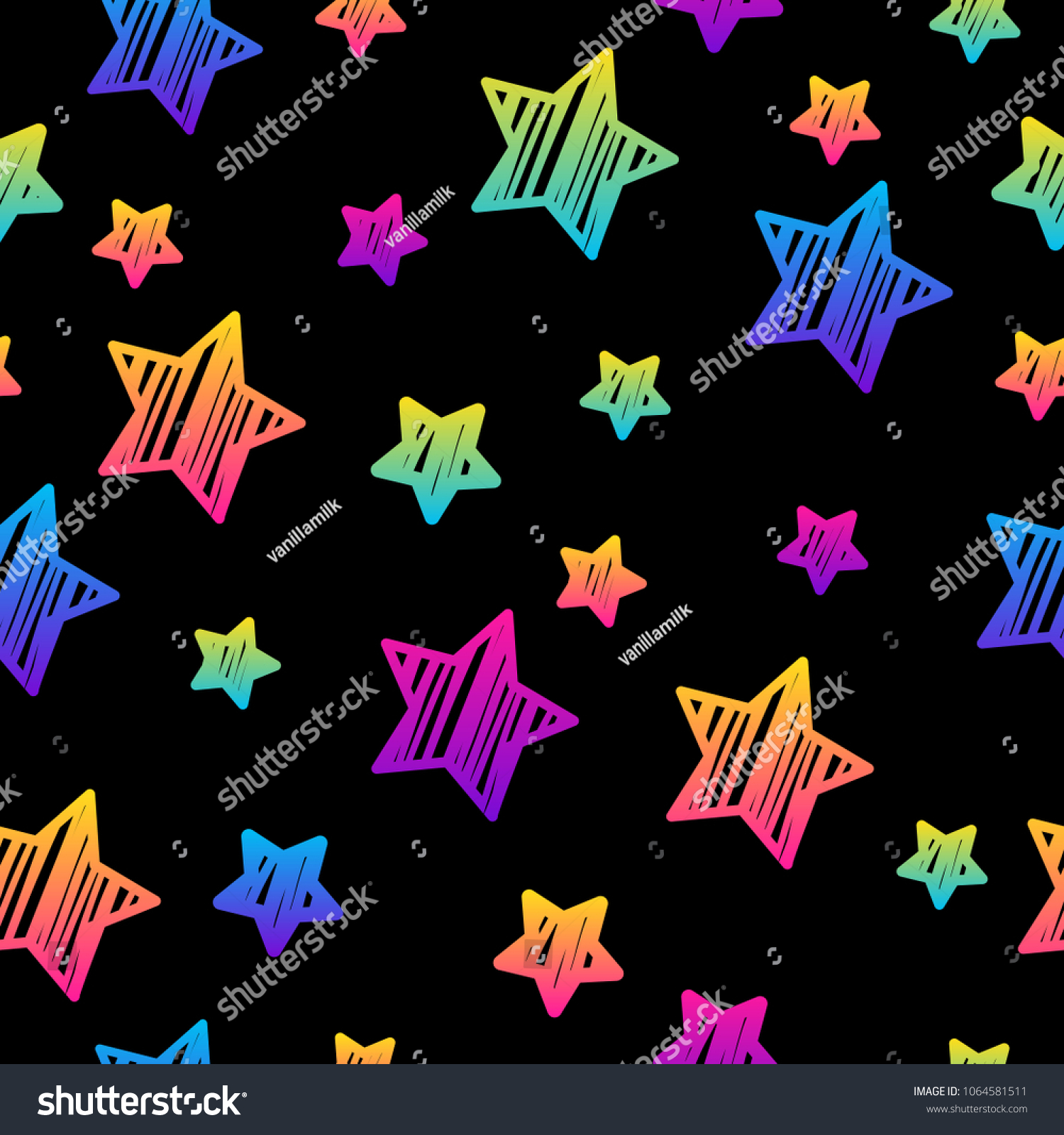 Abstract black and rainbow seamless pattern background.Modern swatch paint for birthday card  party invitation  sale wallpaper  holiday wrapping paper  fabric  bag print  t shirt  workshop advertising