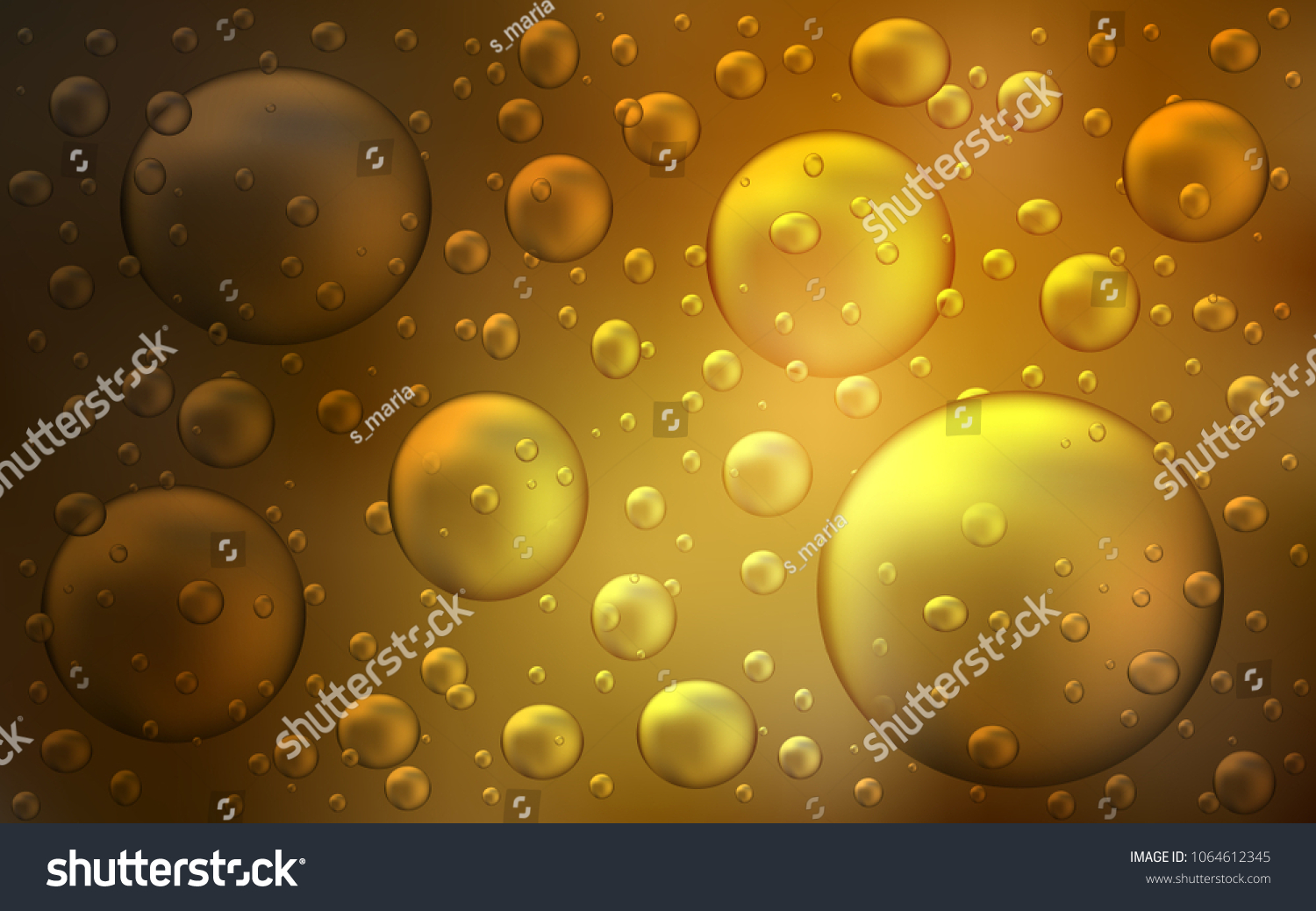 Dark Orange vector cover with spots. Blurred decorative design in abstract style with bubbles. Pattern can be used as texture of water  rain drops.
