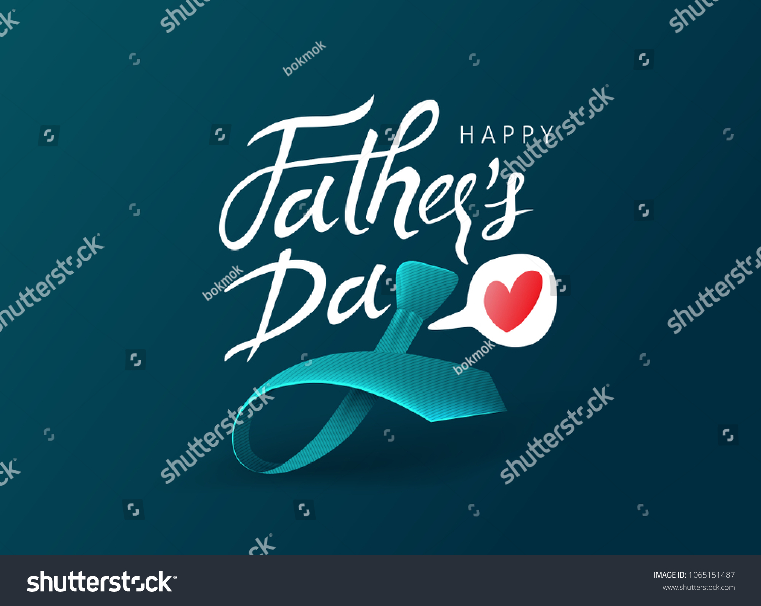 Happy Father’s Day Calligraphy greeting card background. Vector illustration.