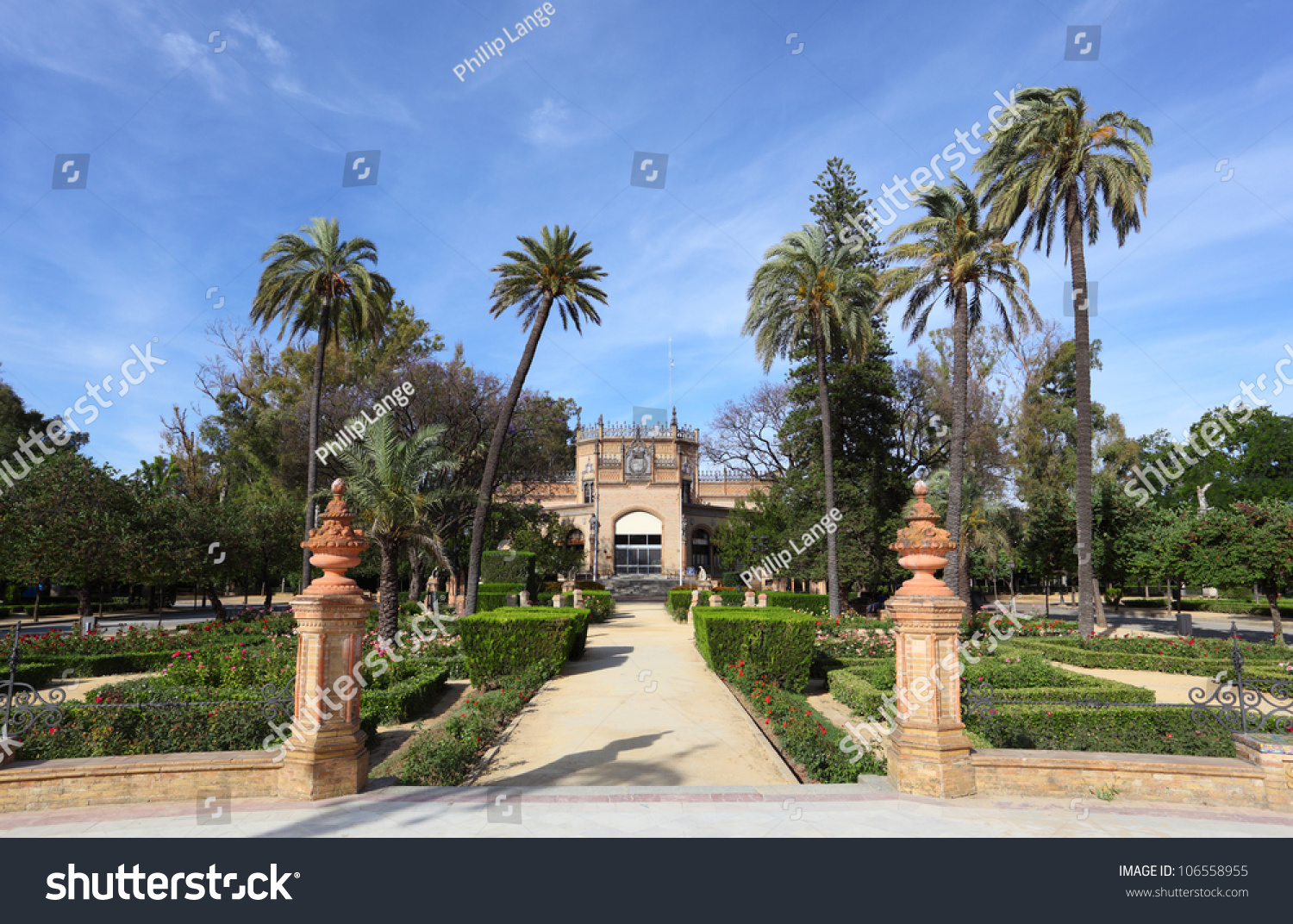 Royal Pavilion  Plaza de America  Seville  Spain
