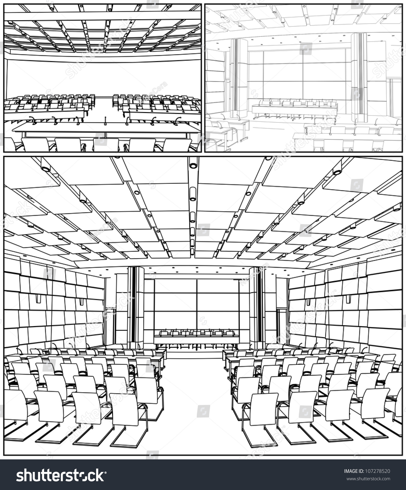Conference Hall Interior Vector 01_站酷海洛_正版图片_视频_字体_音乐素材交易平台_站酷旗下品牌