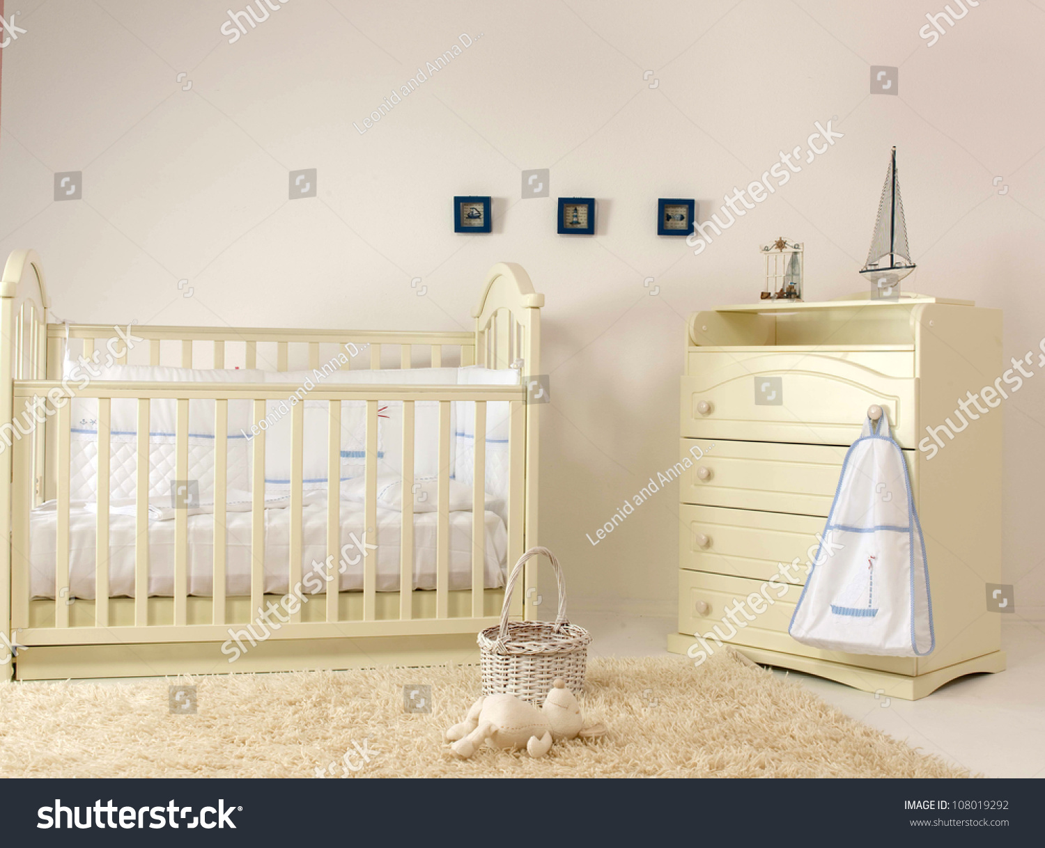 interior of baby room indoors bed carpet