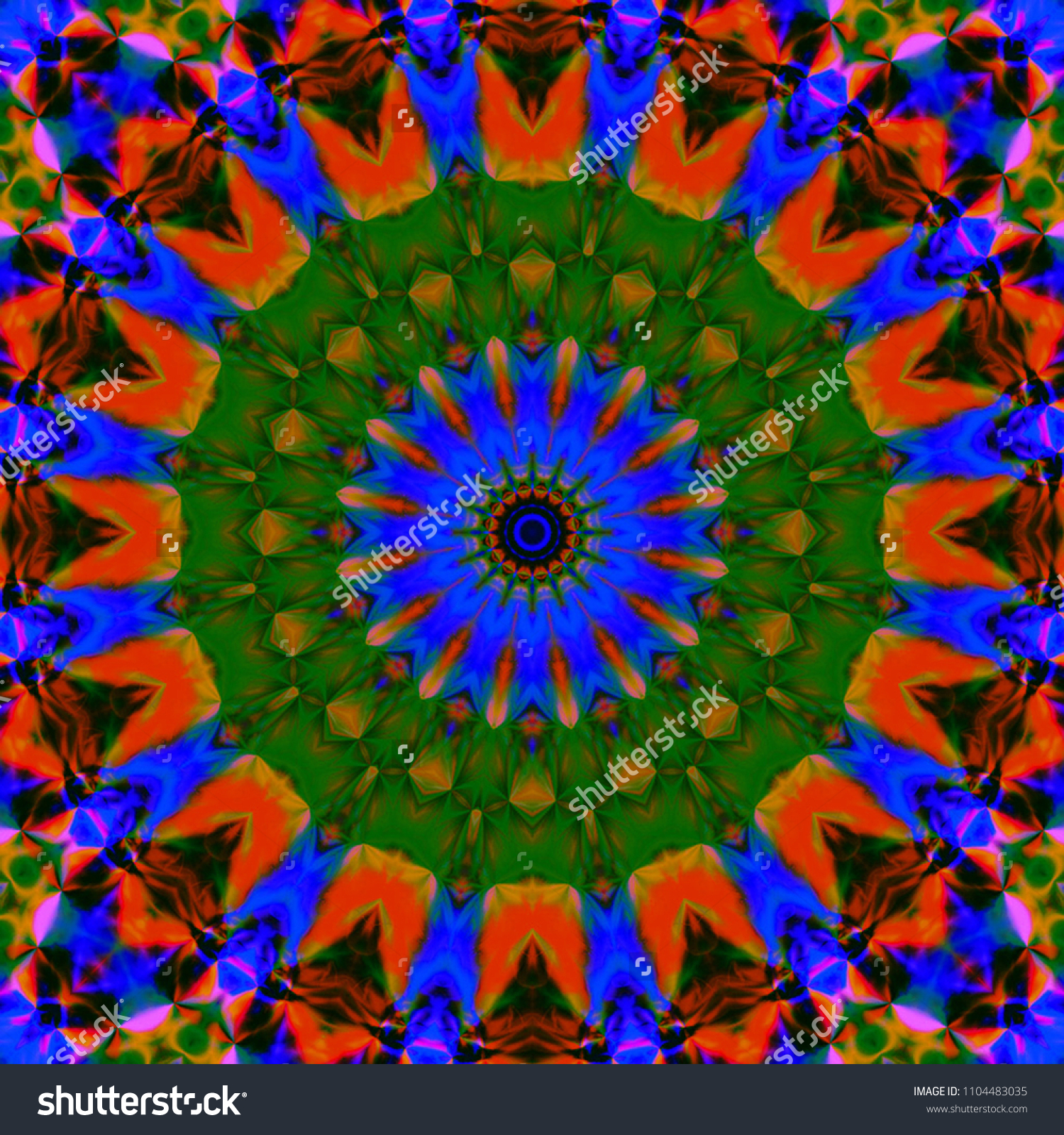 psychedelic background. Abstract decorative vintage texture. Bright flower. Illustration for design. Background image. PSYCHEDELIC ART