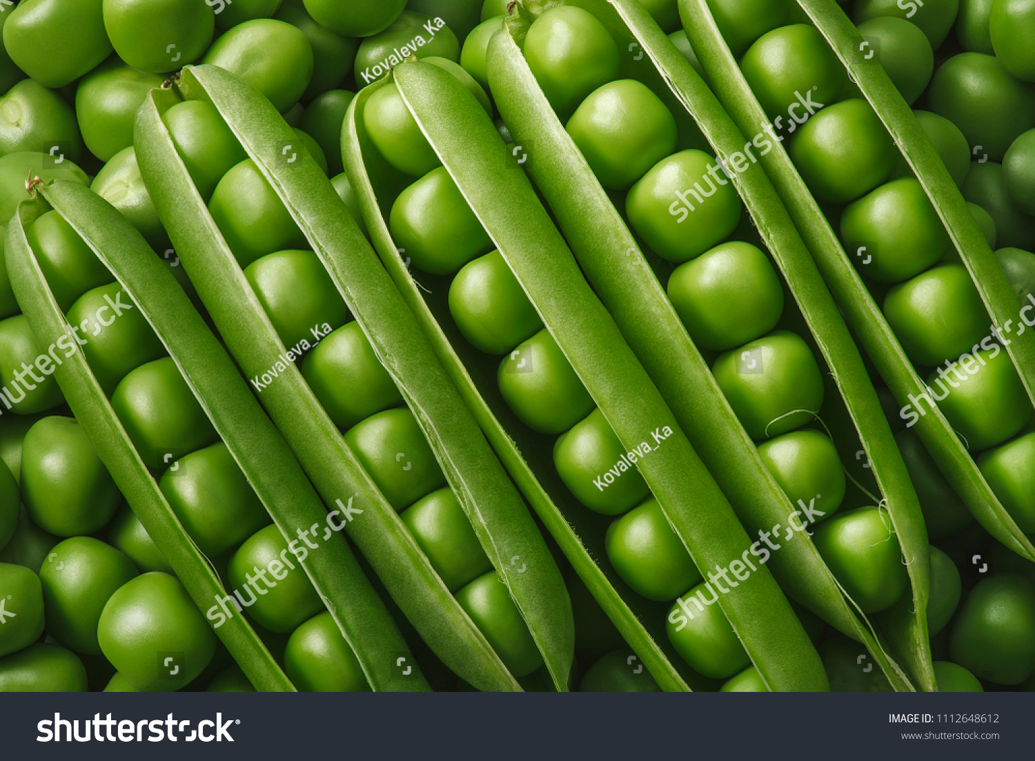 Green pea pods texture. Natural background