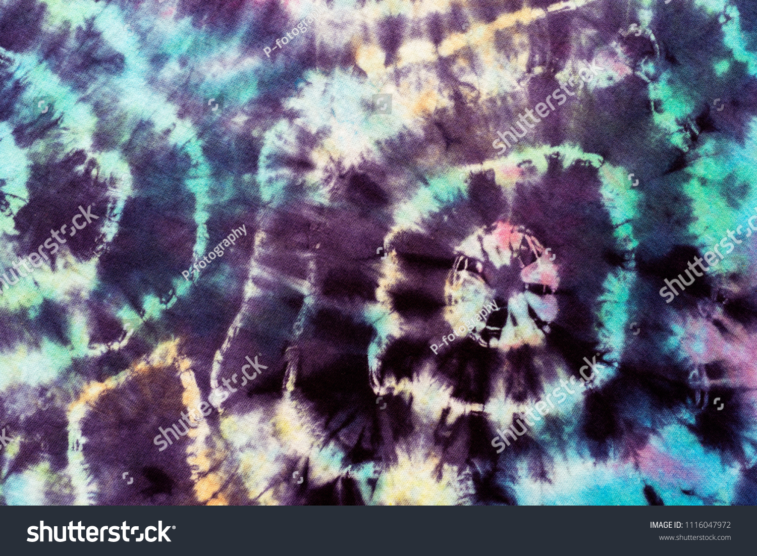 tie dye pattern hand dye on cotton fabric abstract background.