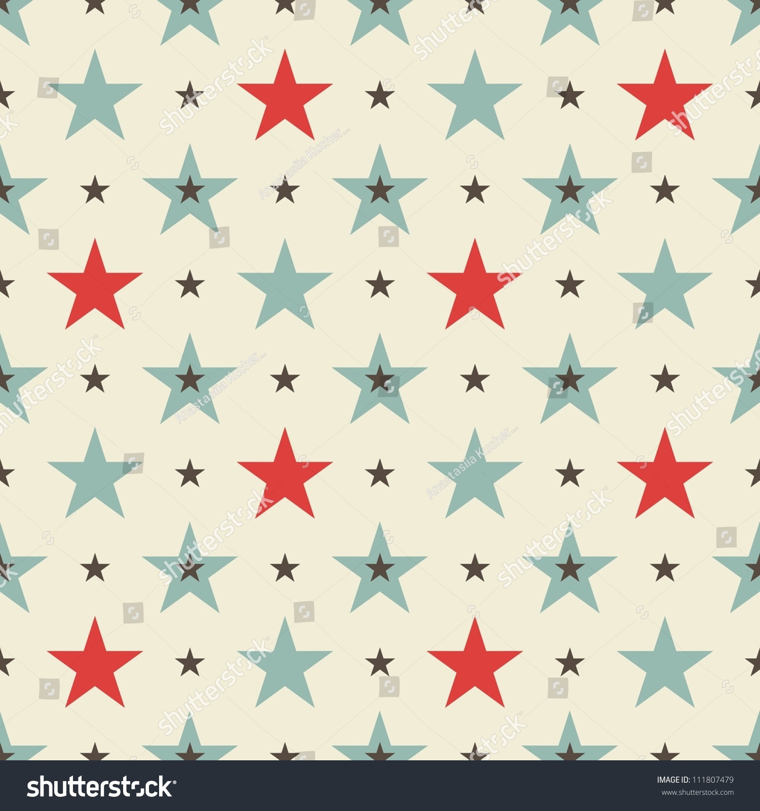 stars seamless pattern