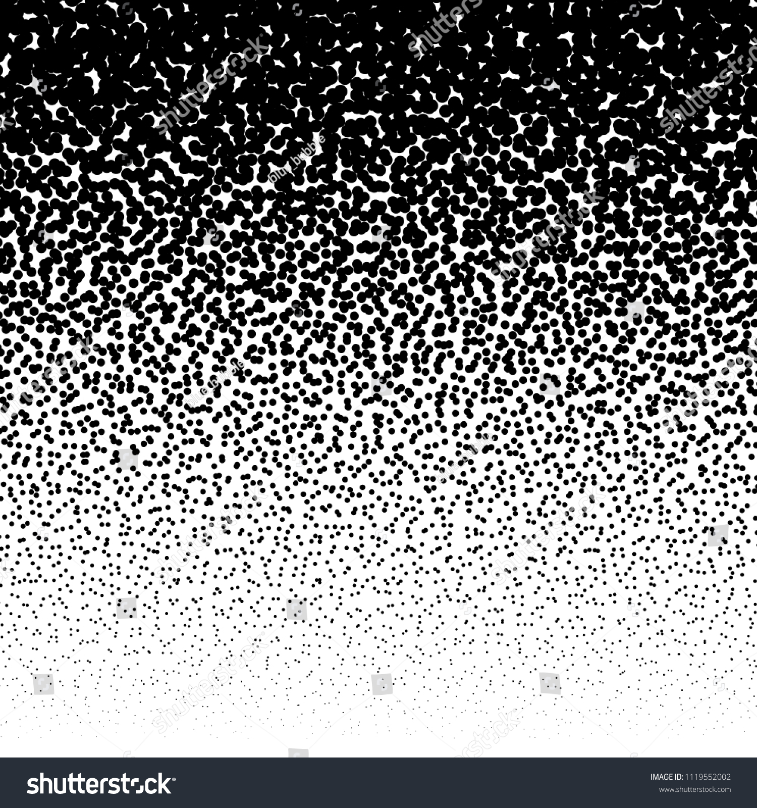 Random circles  pointillist  pointillism pattern. Fading circles