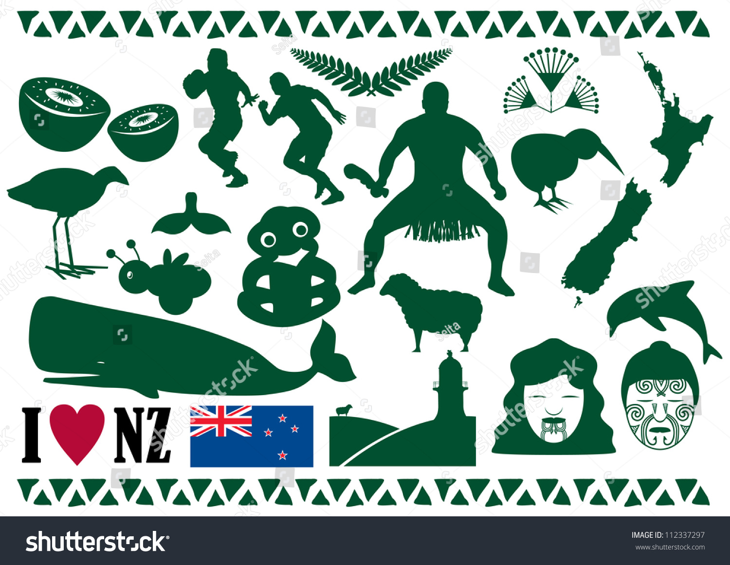 New Zealand Icon Vector