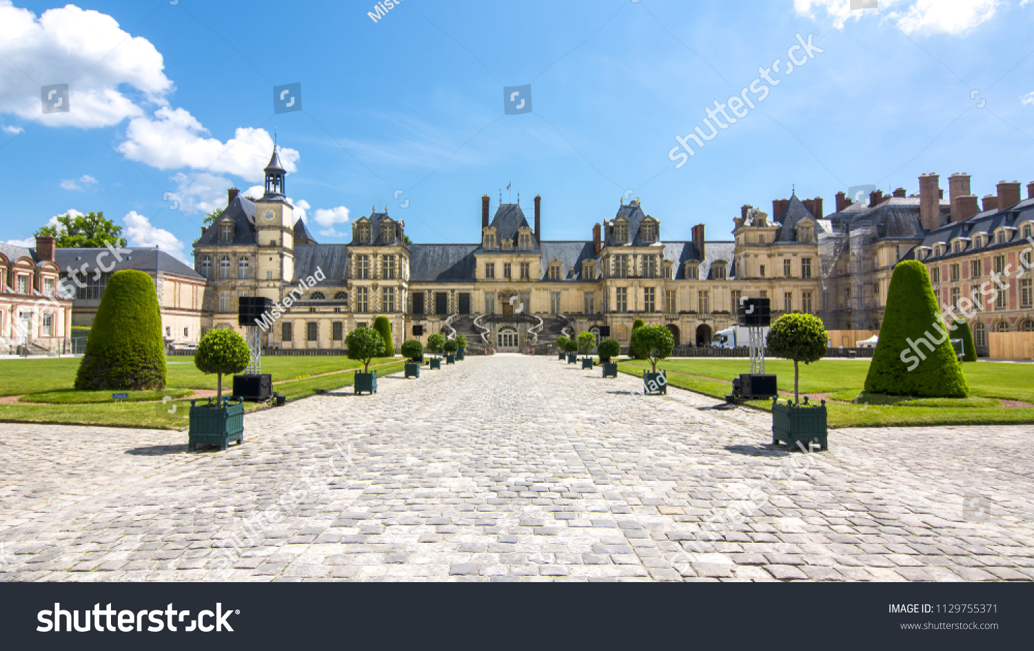 Fontainebleau palace (Chateau de Fontainebleau)  France