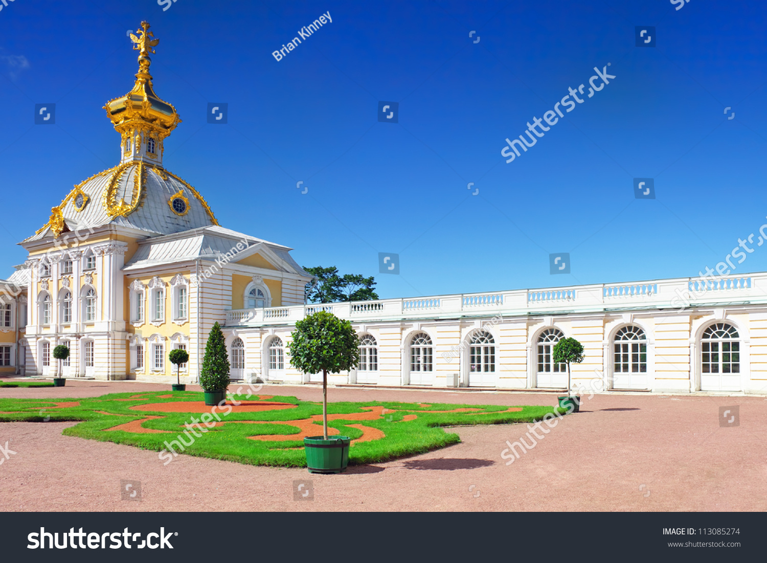  East Chapel of Petergof Palace in St. Petersburg. Russia