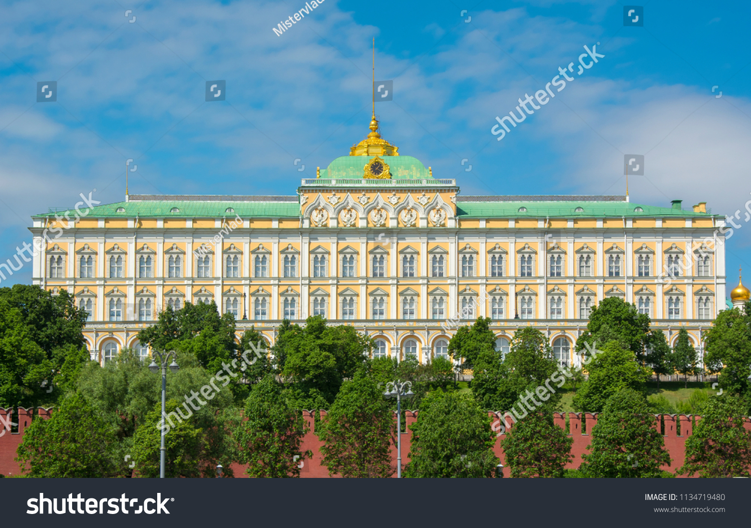 Grand Kremlin palace in Moscow  Russia