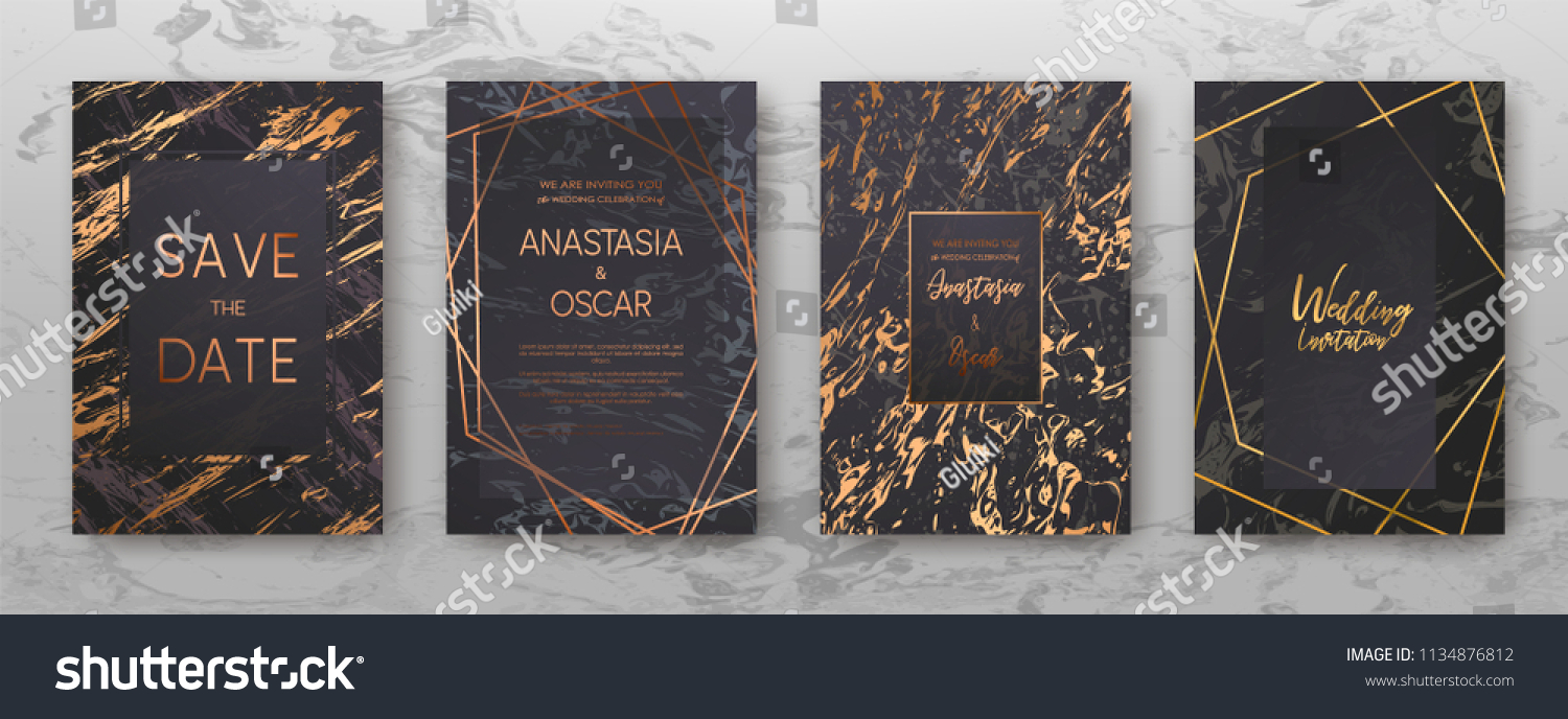 Gold  black  white marble template  artistic covers design  colorful realistic texture  luxury backgrounds. Trendy pattern  graphic poster  geometric brochure  cards. Vector illustration