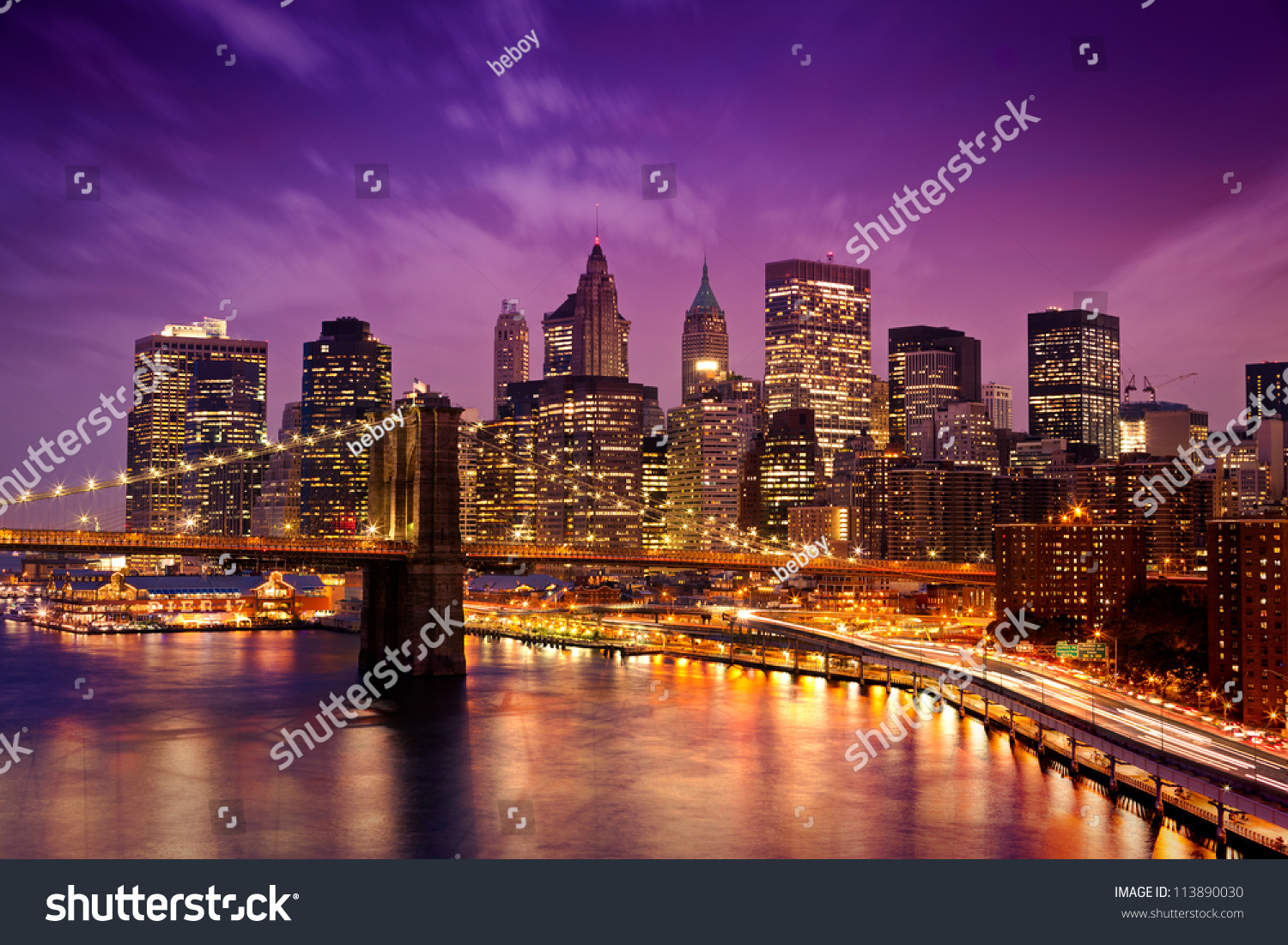 Skyline of downtown New York