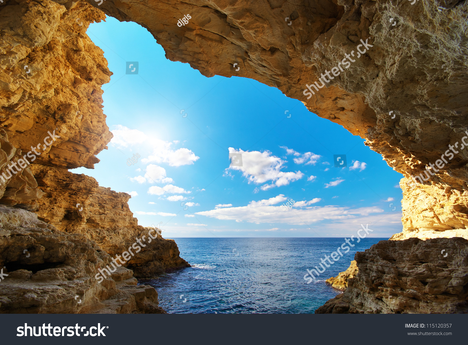 Inside of mainsail. Nature composition.