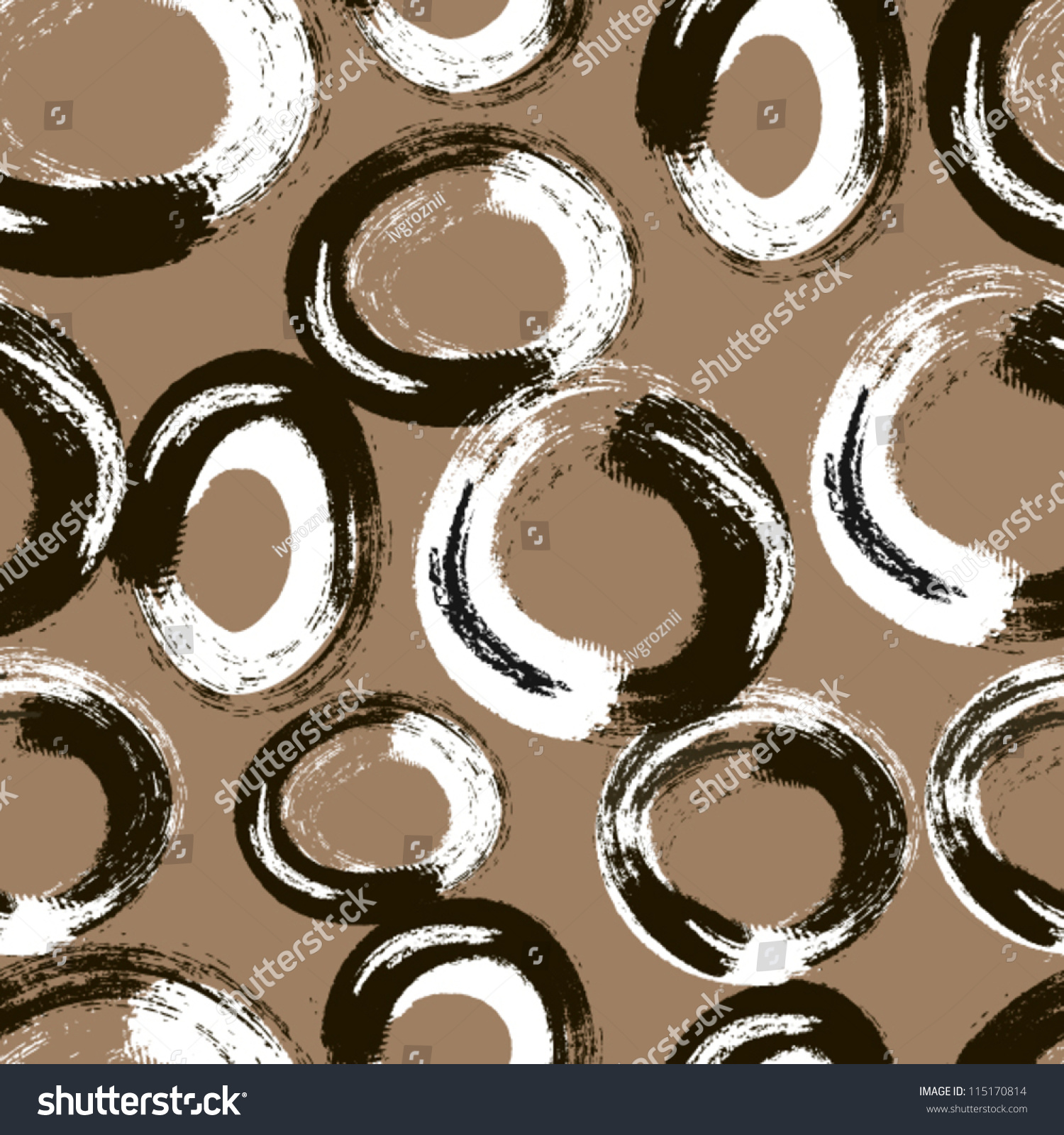 Seamless pattern circles