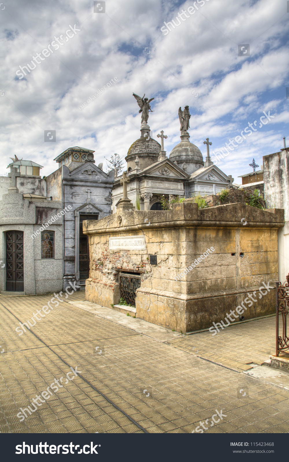 Sight in the Recoleta semetary of Buenos Aires  Argentina