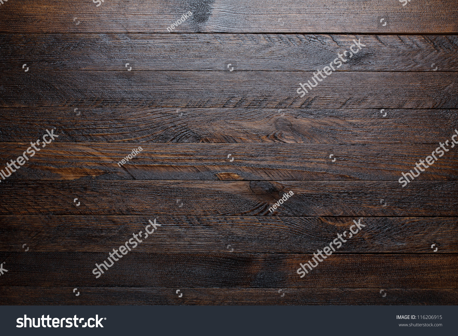 Rustic wooden table background top view