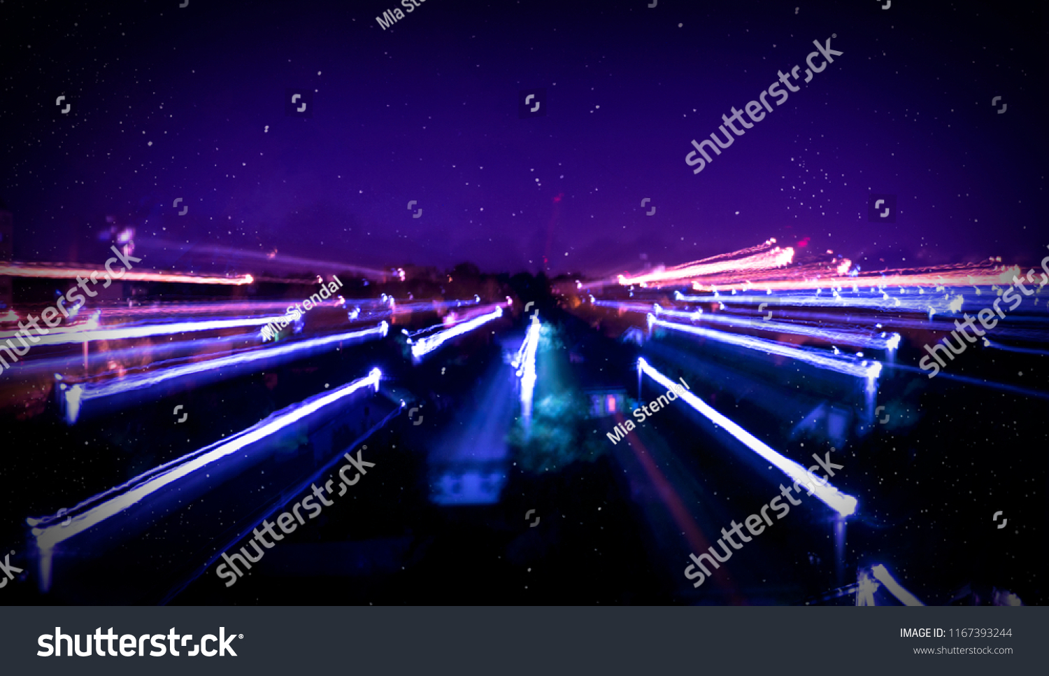 Night city  neon light.