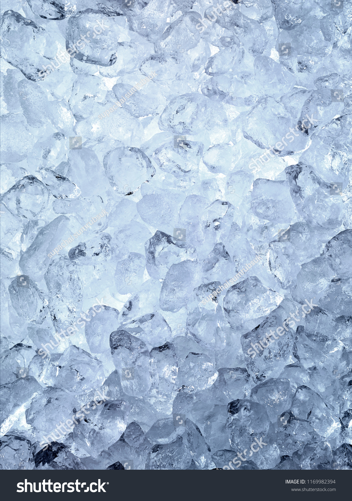 Ice cubes background