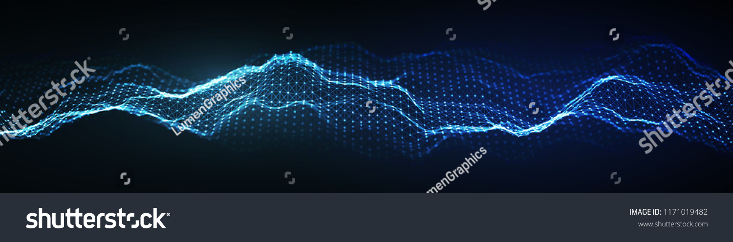 Music abstract background blue. Equalizer for music  showing sound waves with music waves  music background equalizer vector concept.