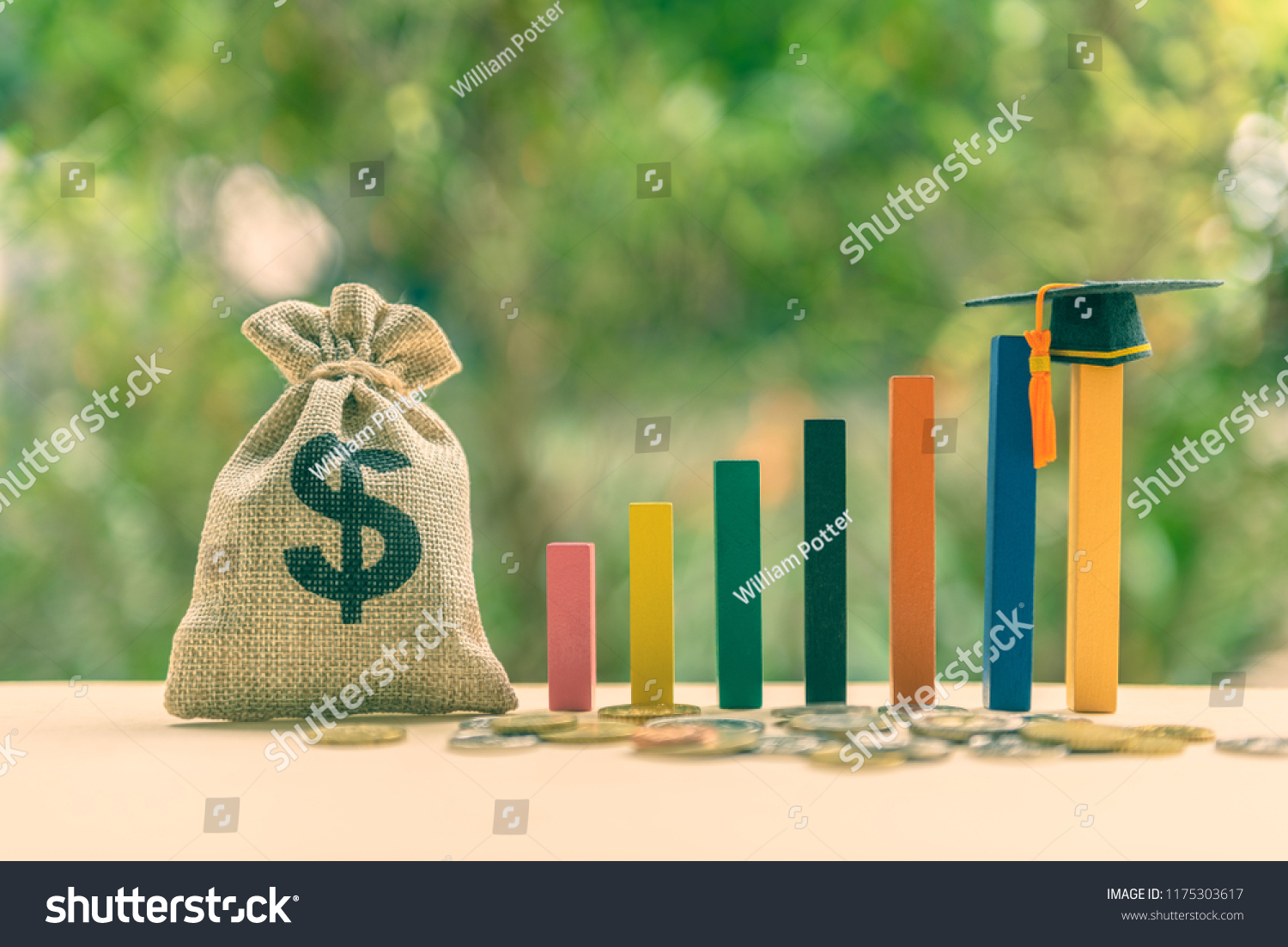 Education or student loan  financial aid and scholarship concept 