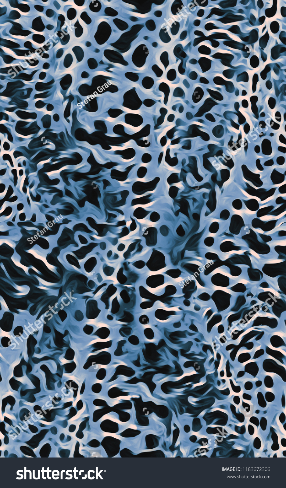 Wildcat Pattern Background Wildcat fur seamless pattern. Watercolor background. Hand painted ...