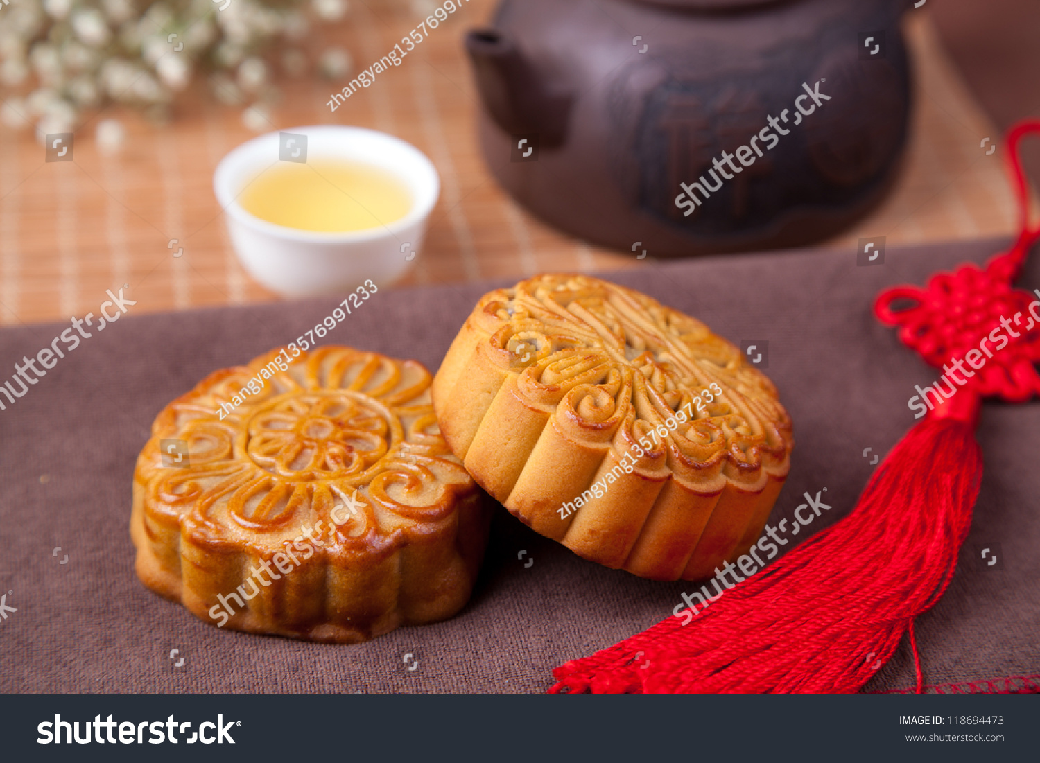 Moon cakes for the Chinese Mid-autumn festival