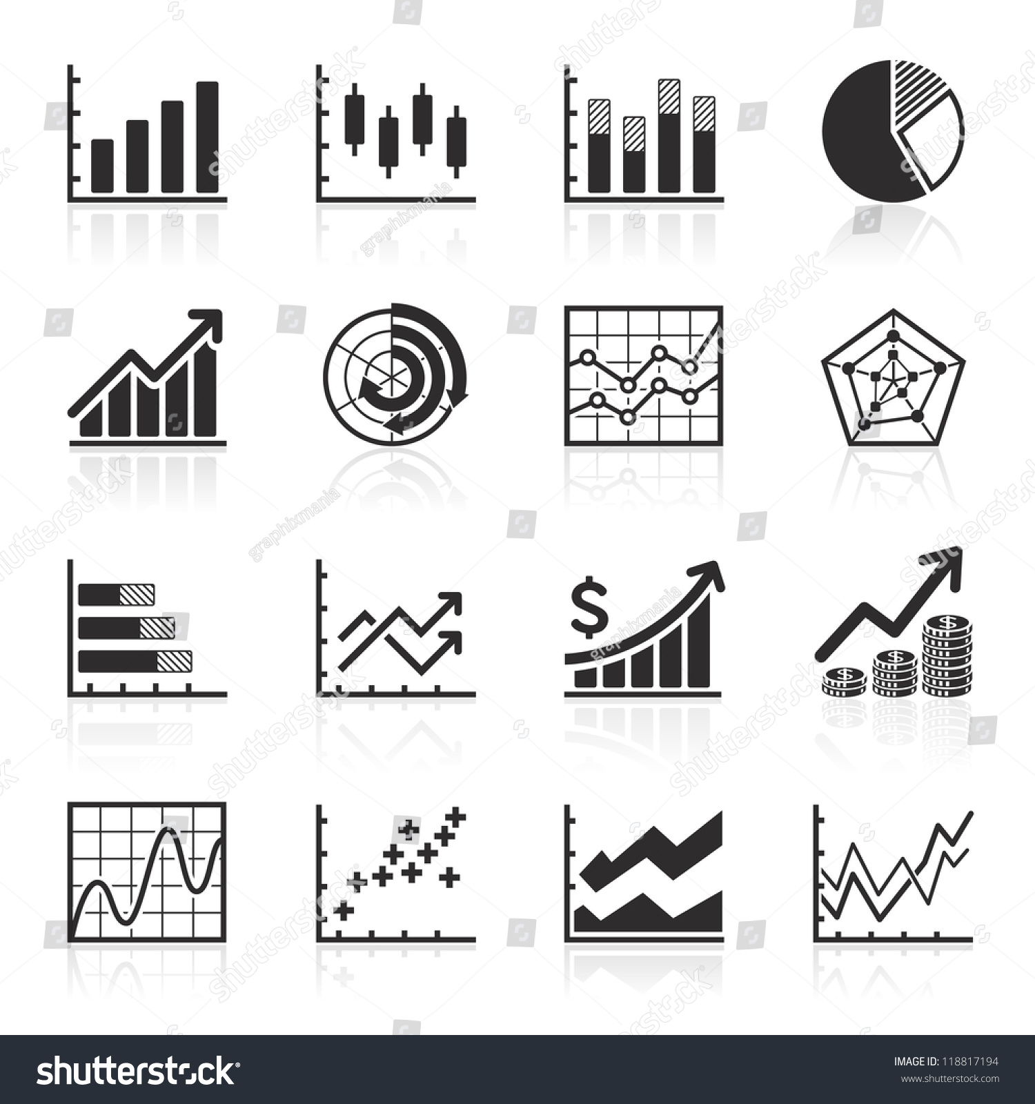 Business Infographic icons - Vector Graphics