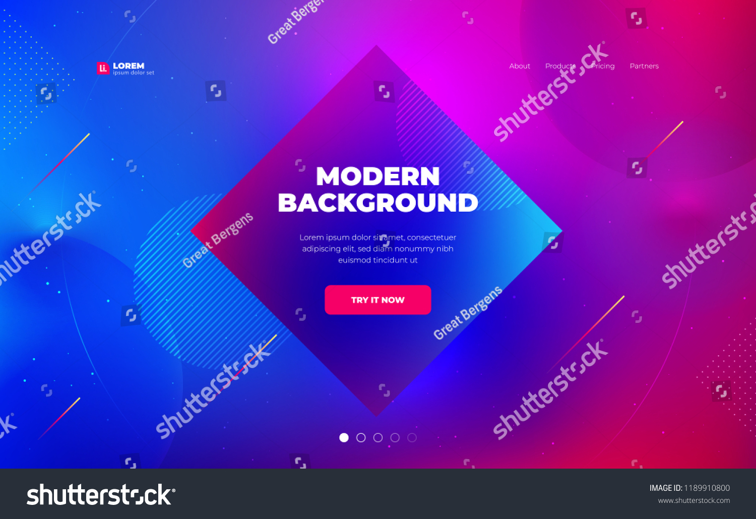 Liquid color background design. Fluid gradient shapes composition. Futuristic design landing page. Eps10 vector.